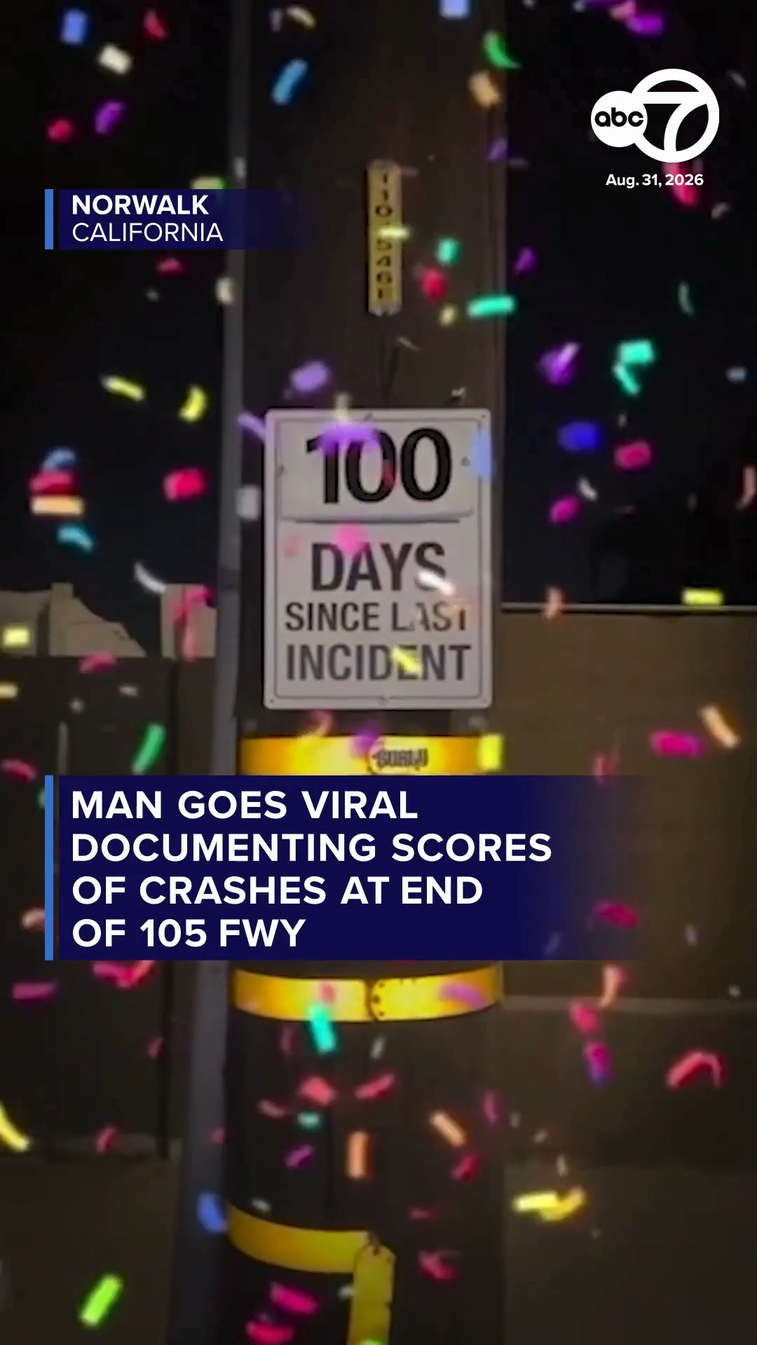 Norwalk man goes viral documenting scores of crashes at end of 105 Fwy