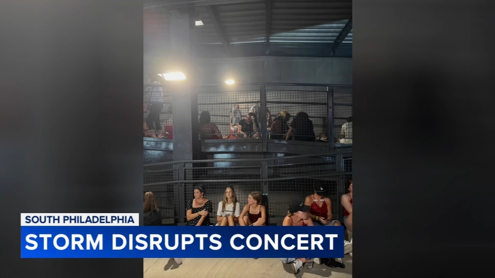 Storm disrupts Bruno Mars concert in South Philadelphia