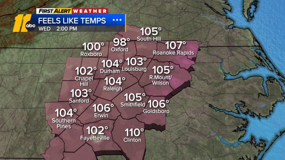 First Alert Day Forecast: Dangerous Heat