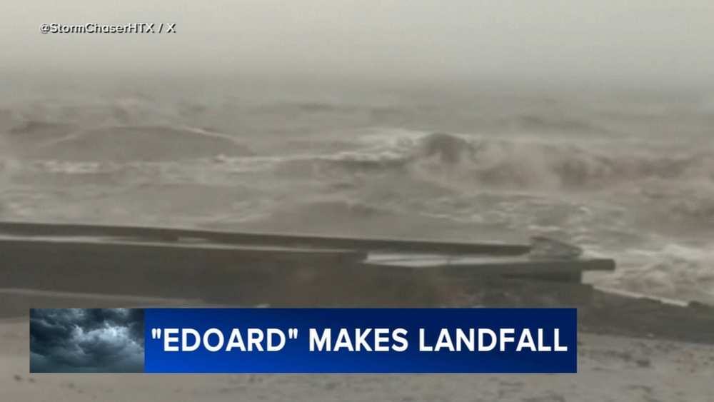 Tropical Storm Edouard makes landfall