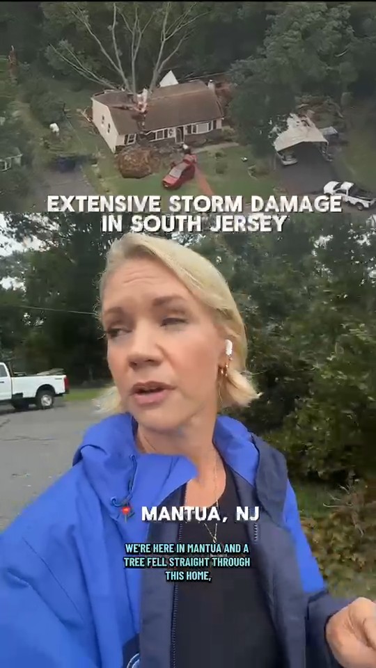 Extensive damage left behind by storms in South Jersey