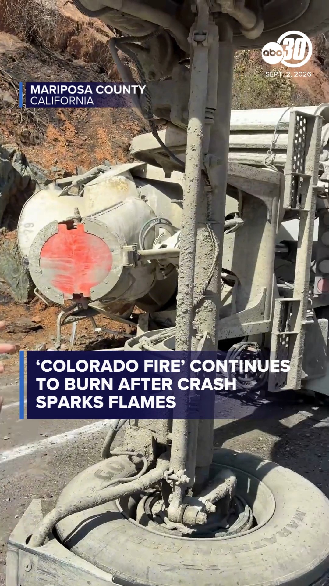 ‘Colorado Fire’ continues to burn after crash sparks flames