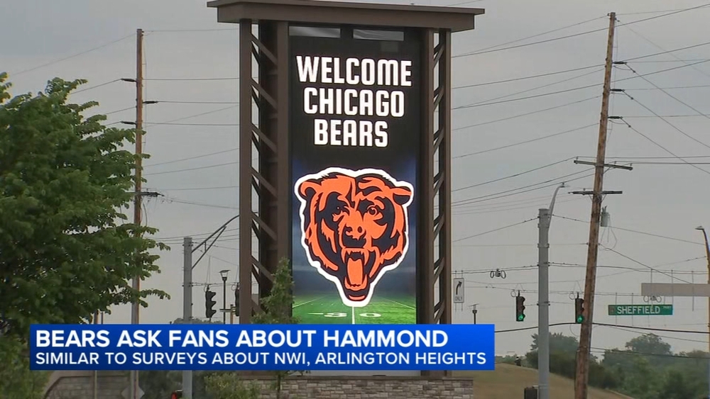 Bears survey asks fans about potential move to Hammond, Indiana