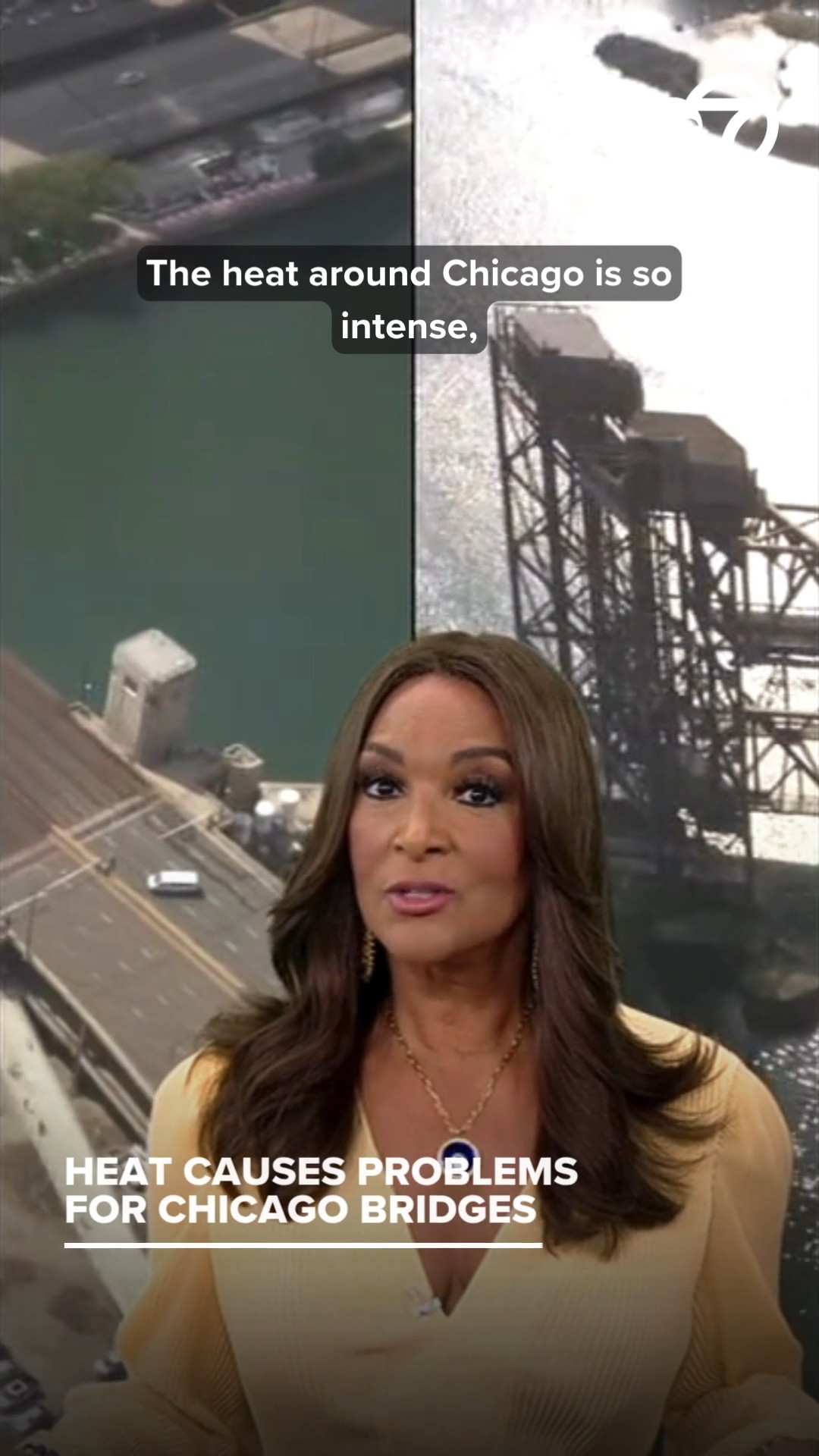 Heat causes problems for 2 Chicago bridges