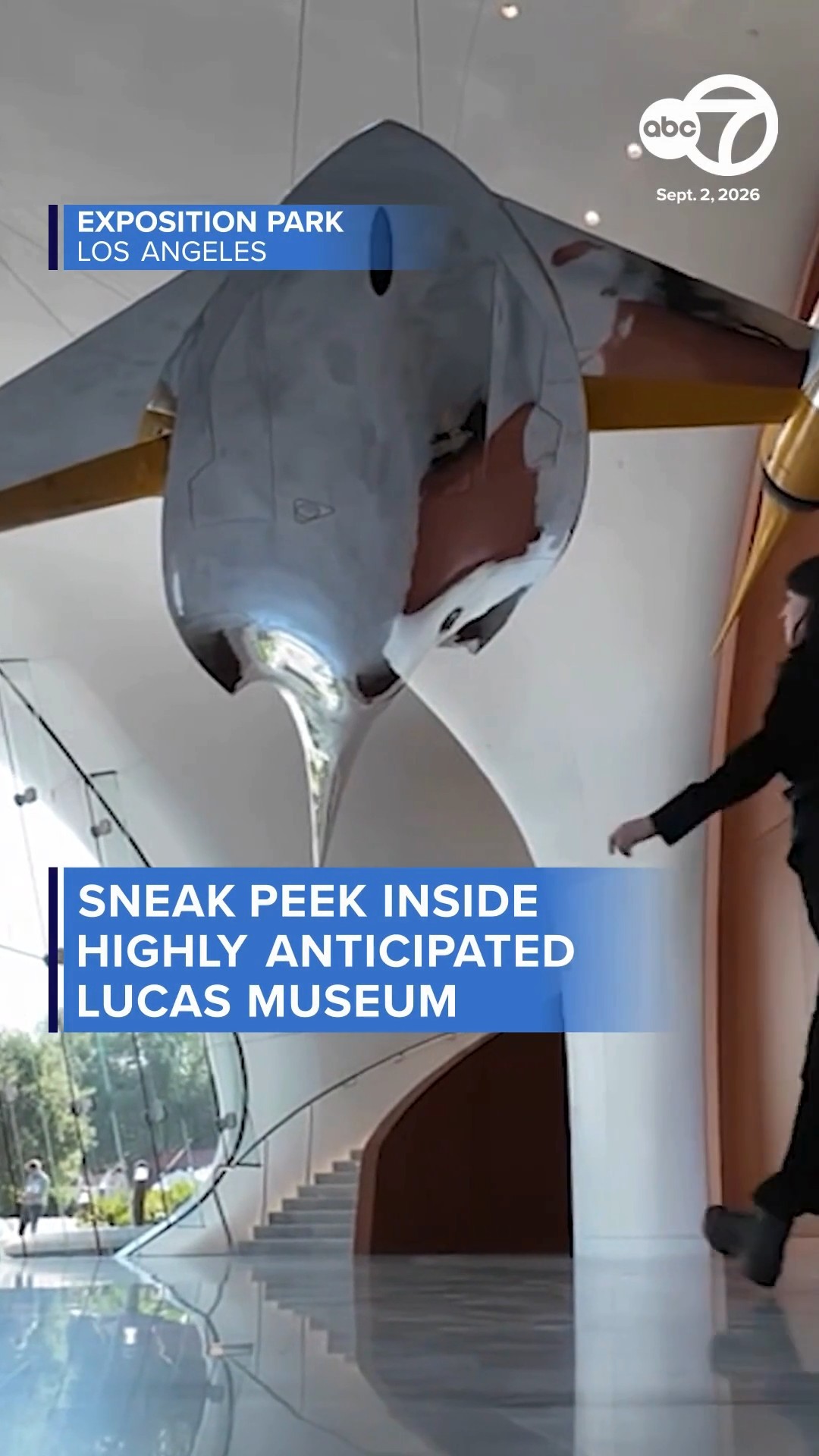ABC7 gets sneak peek inside LA's highly anticipated Lucas Museum