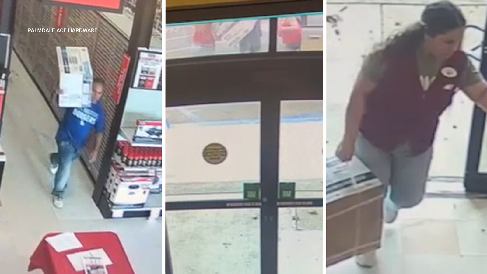 Video shows pregnant clerk wrestling AC unit away from suspected shoplifter in Palmdale
