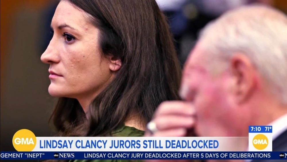 Lindsay Clancy jury to keep deliberating