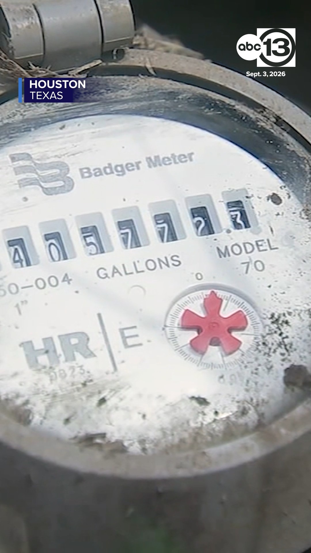 $4,100 water bill from City of Houston