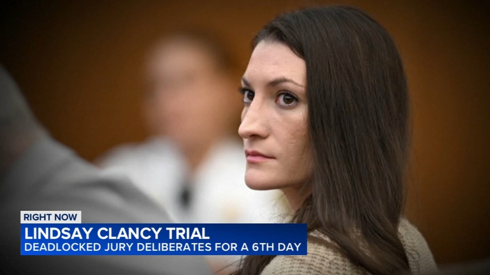 Deadlocked jury in Lindsay Clancy trial returns for sixth day of deliberation