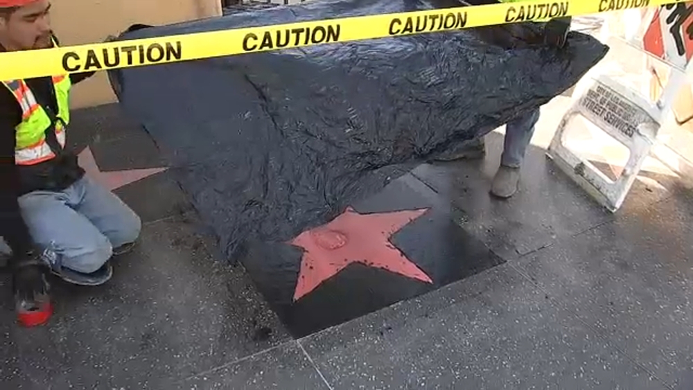 Dolly Parton's Walk of Fame star being repaired after being vandalized