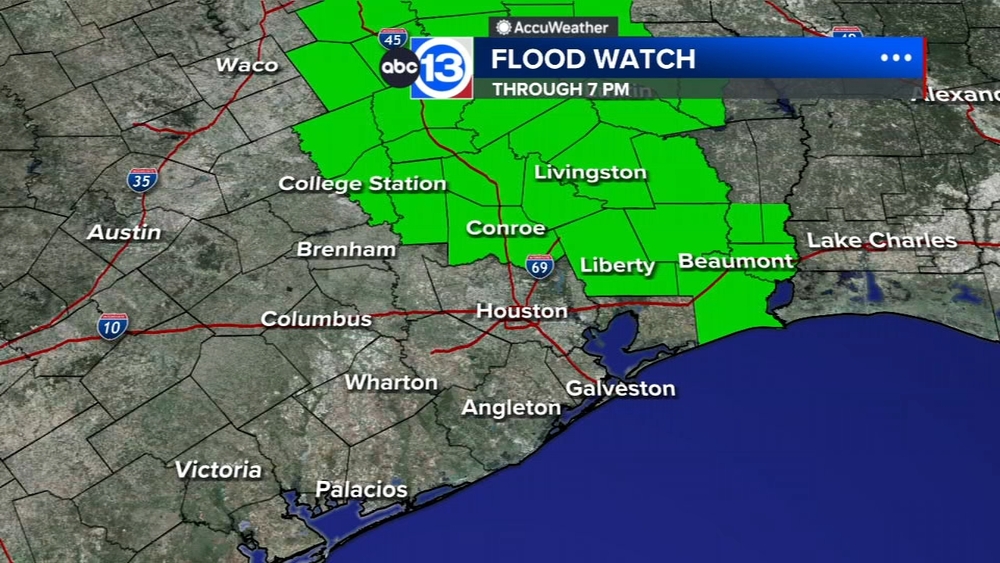 Flood Advisory issued for areas of Harris and Montgomery Counties