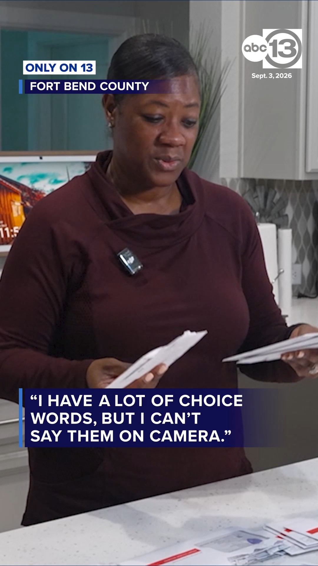 Only on 13, Fort Bend toll road kept sending her violation notices.