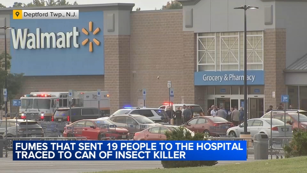 Fumes that forced Walmart evacuation in Deptford Twp. traced to can of insect spray