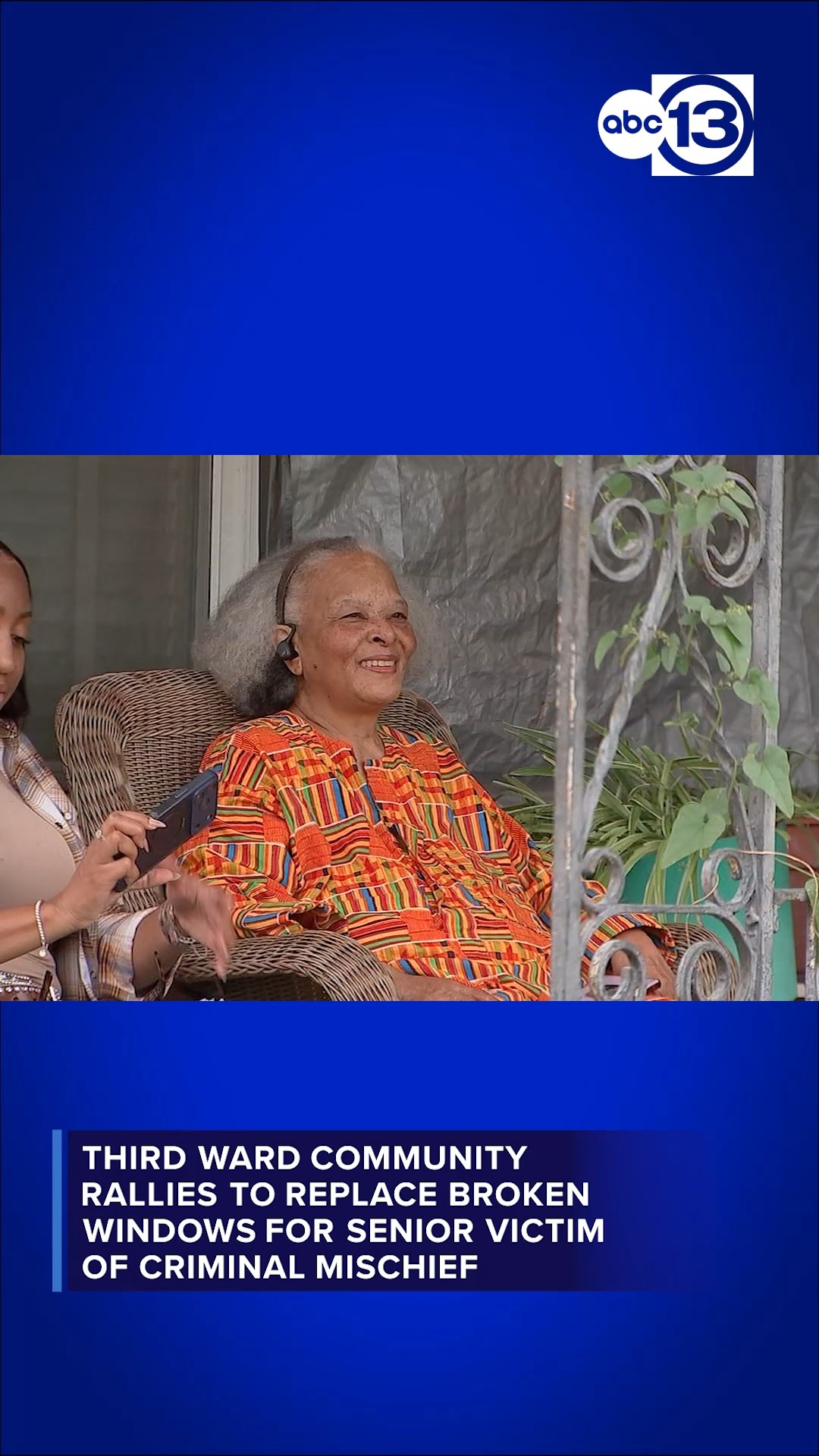 Third Ward neighbors surprise elderly woman, fix vandalized home.