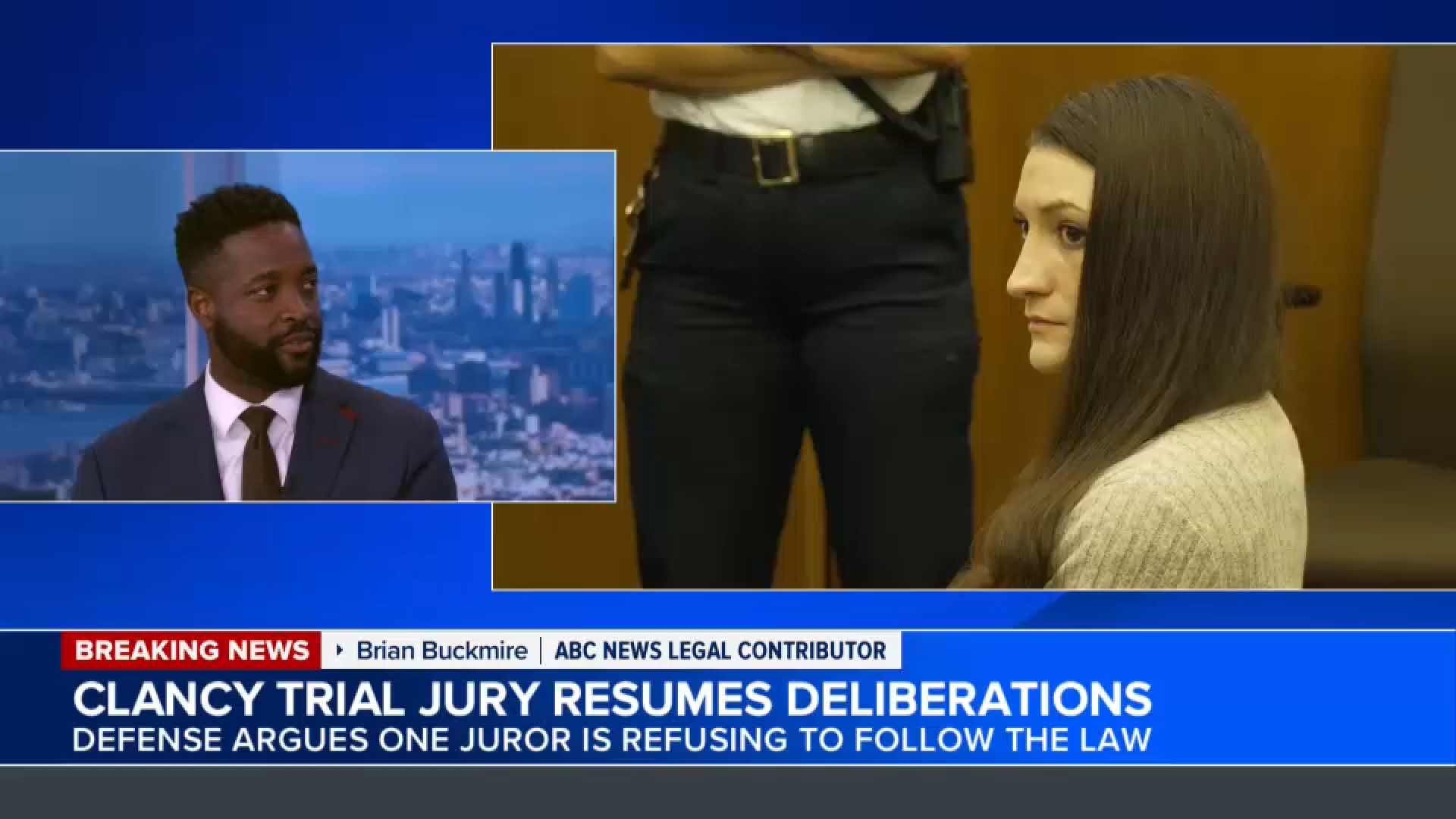 Defense attorney says 1 juror refusing to follow instructions