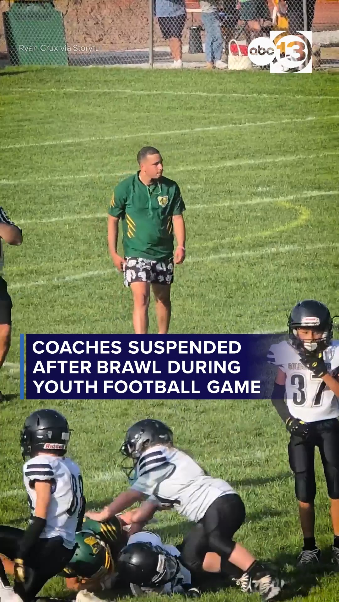 Coaches suspended after brawl during youth football game