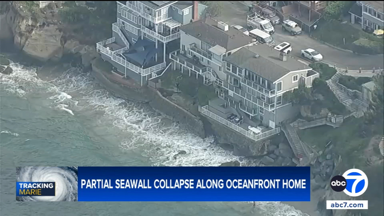 Seawall collapse at OC oceanfront home raises concerns ahead of swell