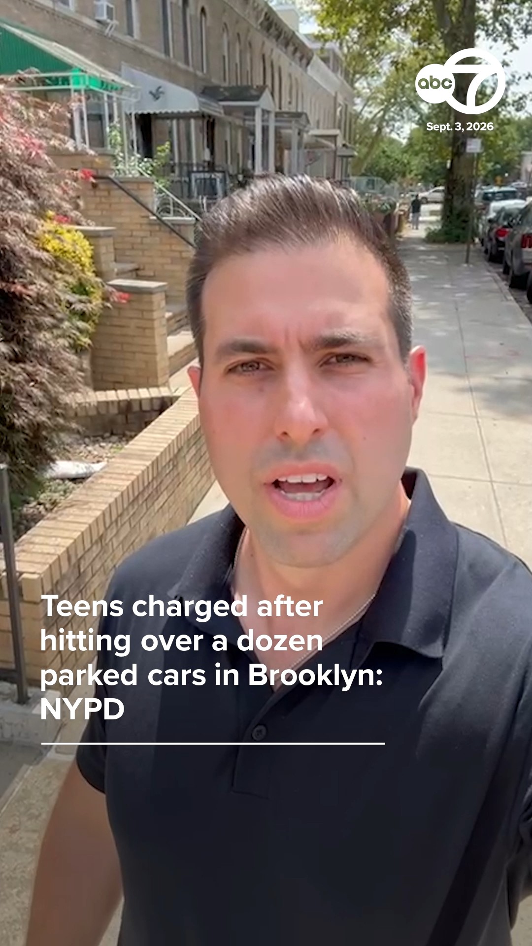 Teens charged after 13 parked cars were hit in Brooklyn neighborhood