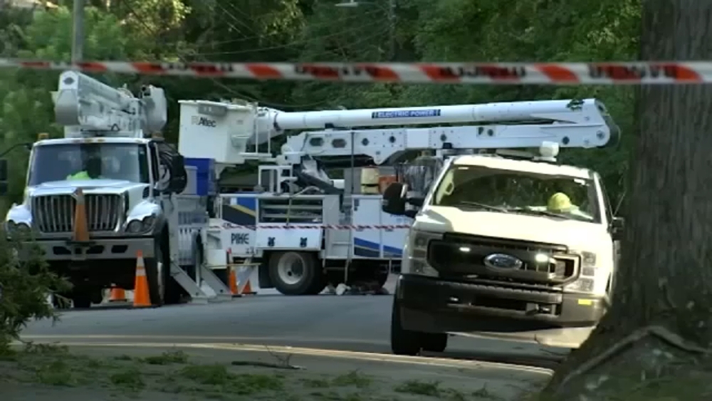 Damaged power lines leave thousands without electricity in Wake County