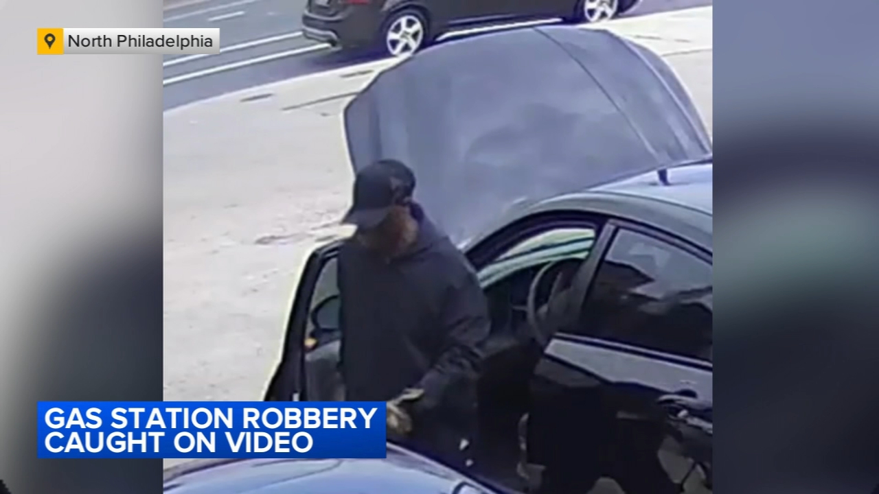Gas station robbery caught on video