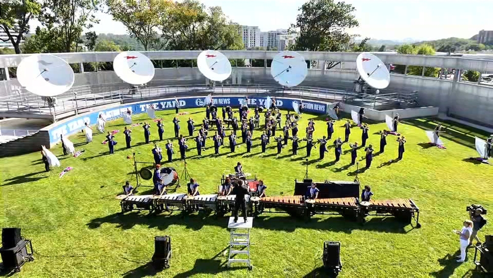 Spring-Ford HS marching band performs at 6abc for School Spirit Friday