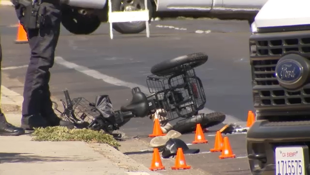 Elderly man on scooter hit and killed by ambulance in Merced, police say