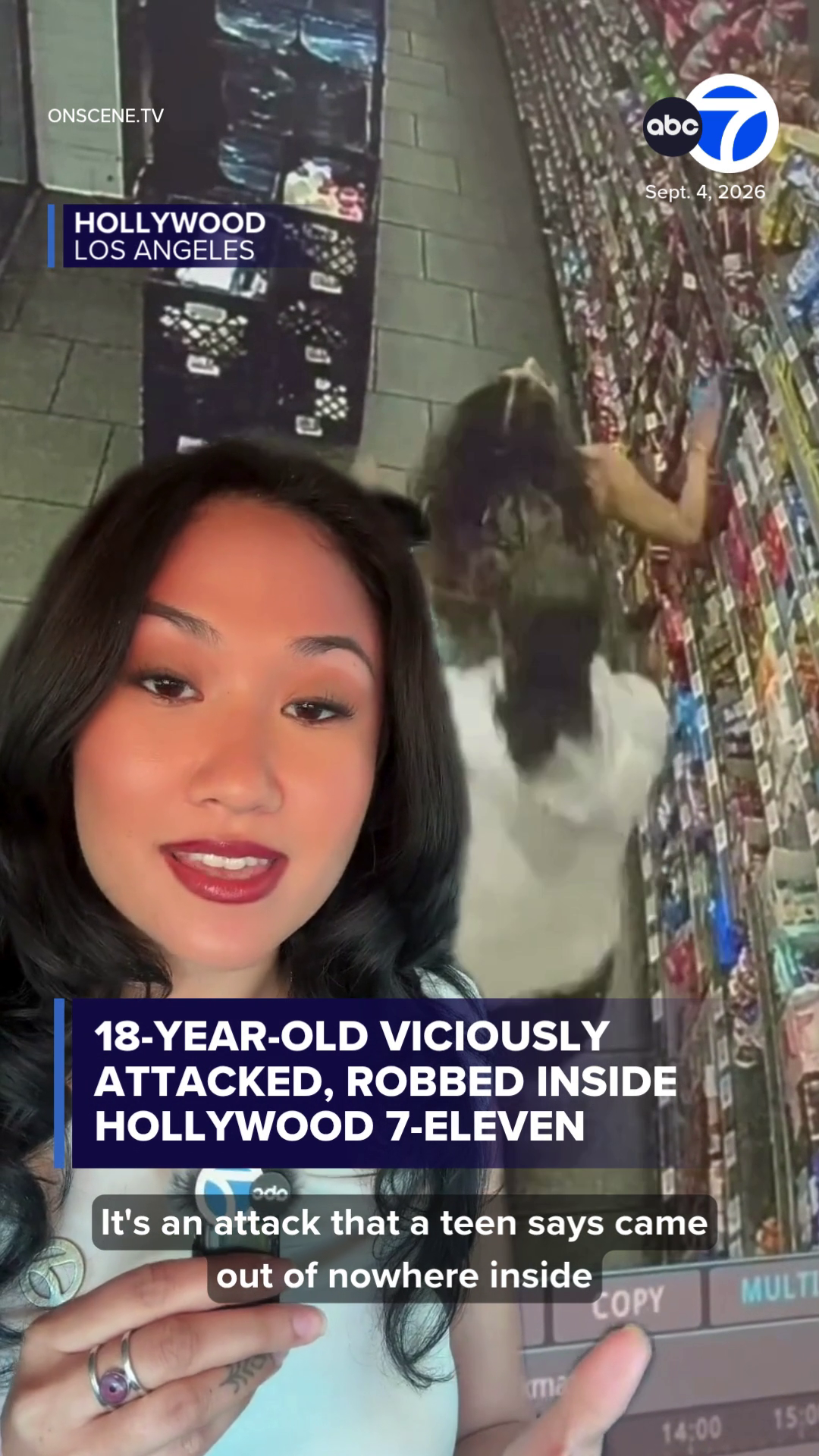 18-year-old beaten unconscious, robbed in attack at Hollywood 7-Eleven