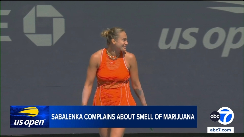 Sabalenka complains about the smell of marijuana during US Open match