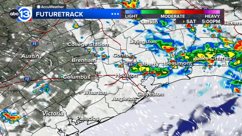 Heavy downpours expected again Saturday