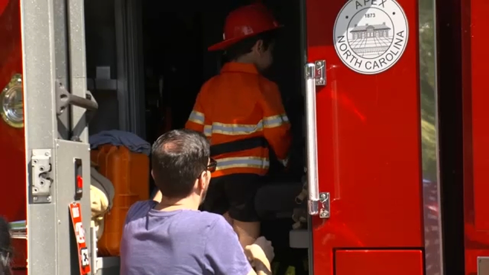 Families connect with first responders at Public Safety Day in Cary