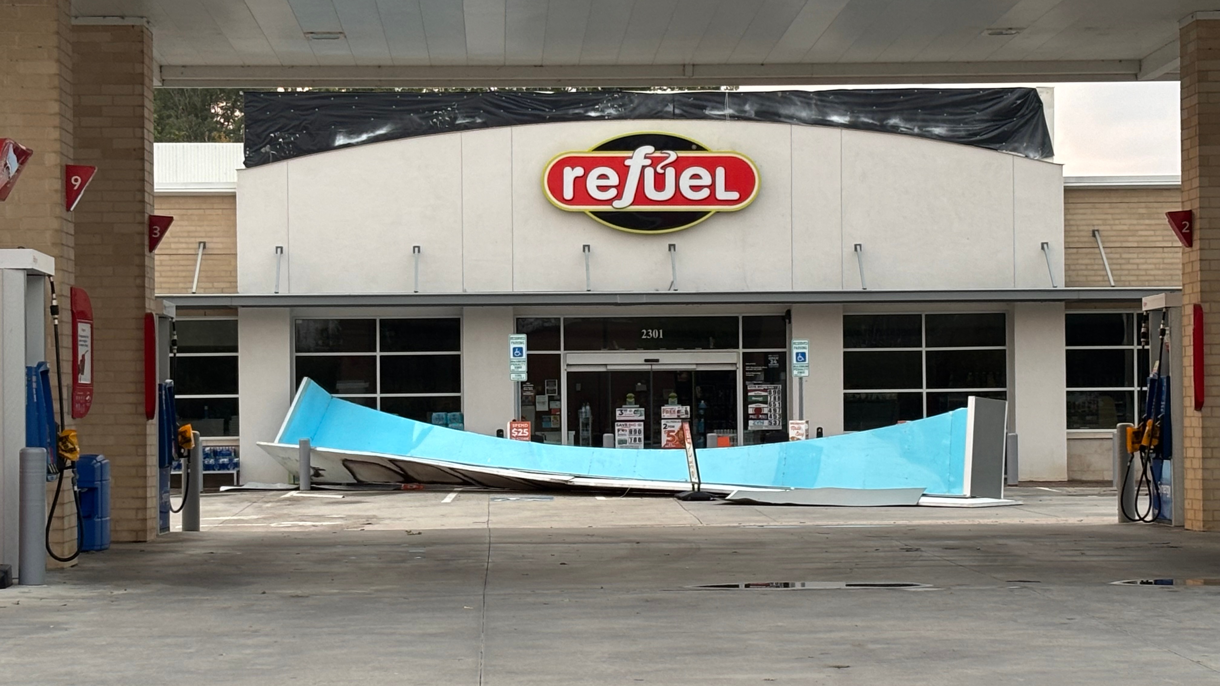 Gas station on Wendell Falls Parkway
