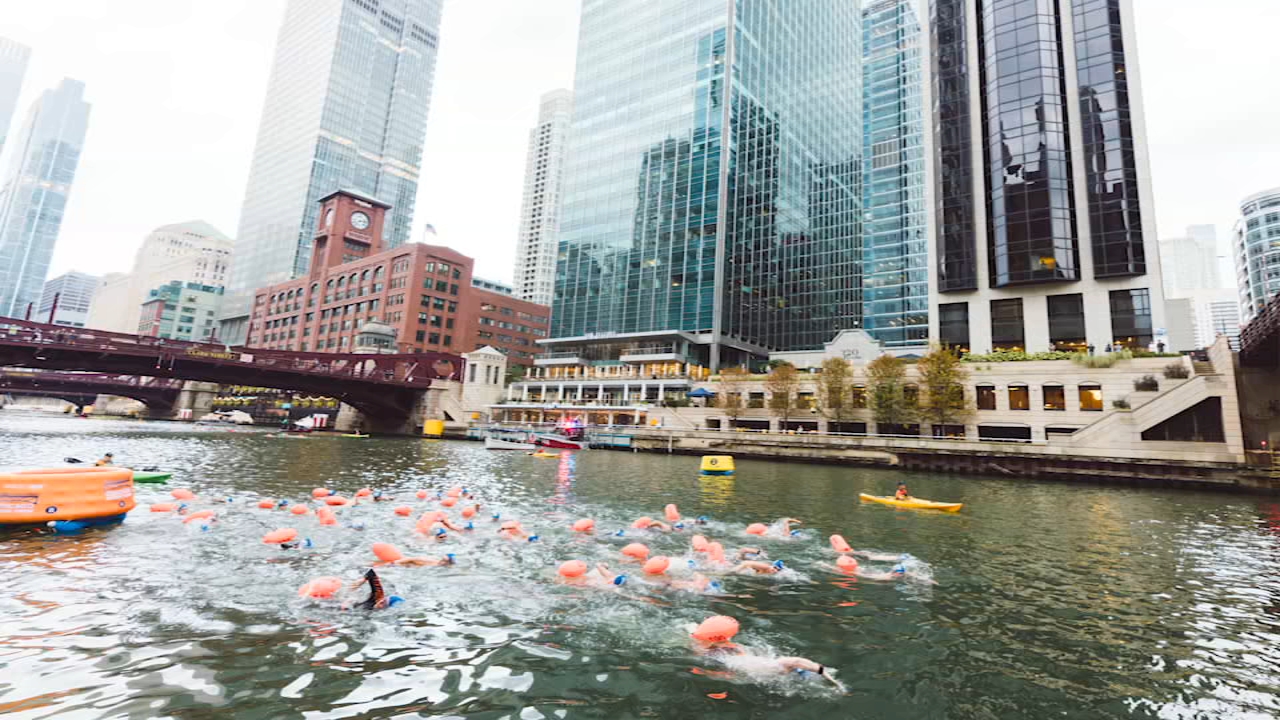 Chicago River Swim Raising Funds for ALS Research