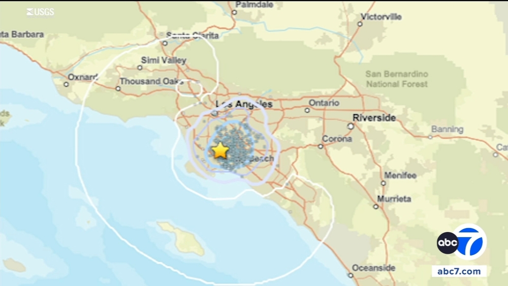 3.2-magnitude earthquake rattles Compton area, USGS says