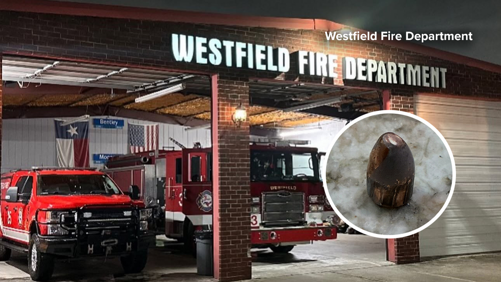 Bullet pierces Westfield FD station, narrowly missing firefighter