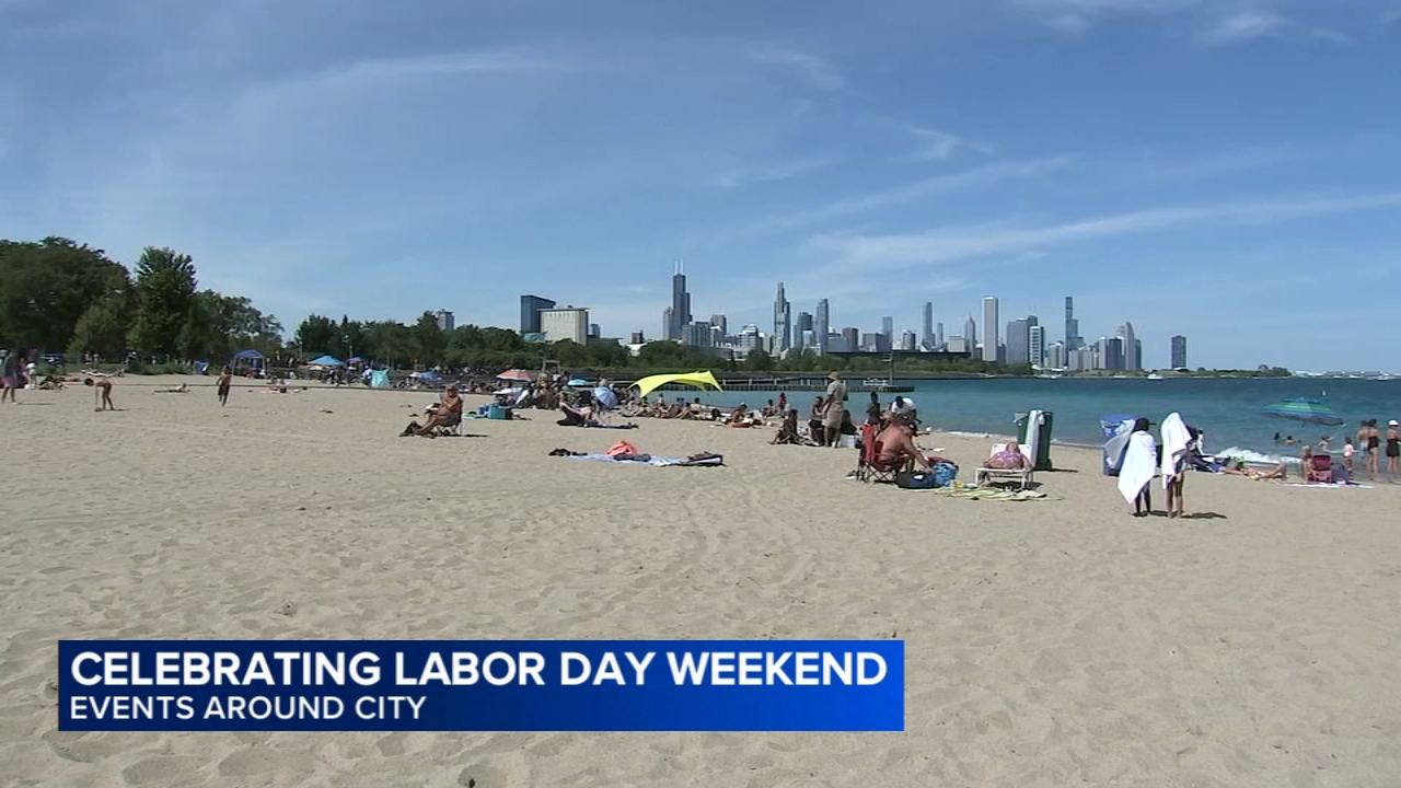 Chicagoans enjoying festivals, final beach days on Labor Day weekend