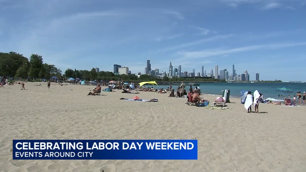 Chicagoans enjoying festivals, final beach days on Labor Day weekend
