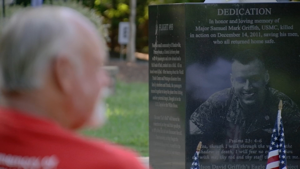 Father honors fallen Marine son at War on Terror Memorial
