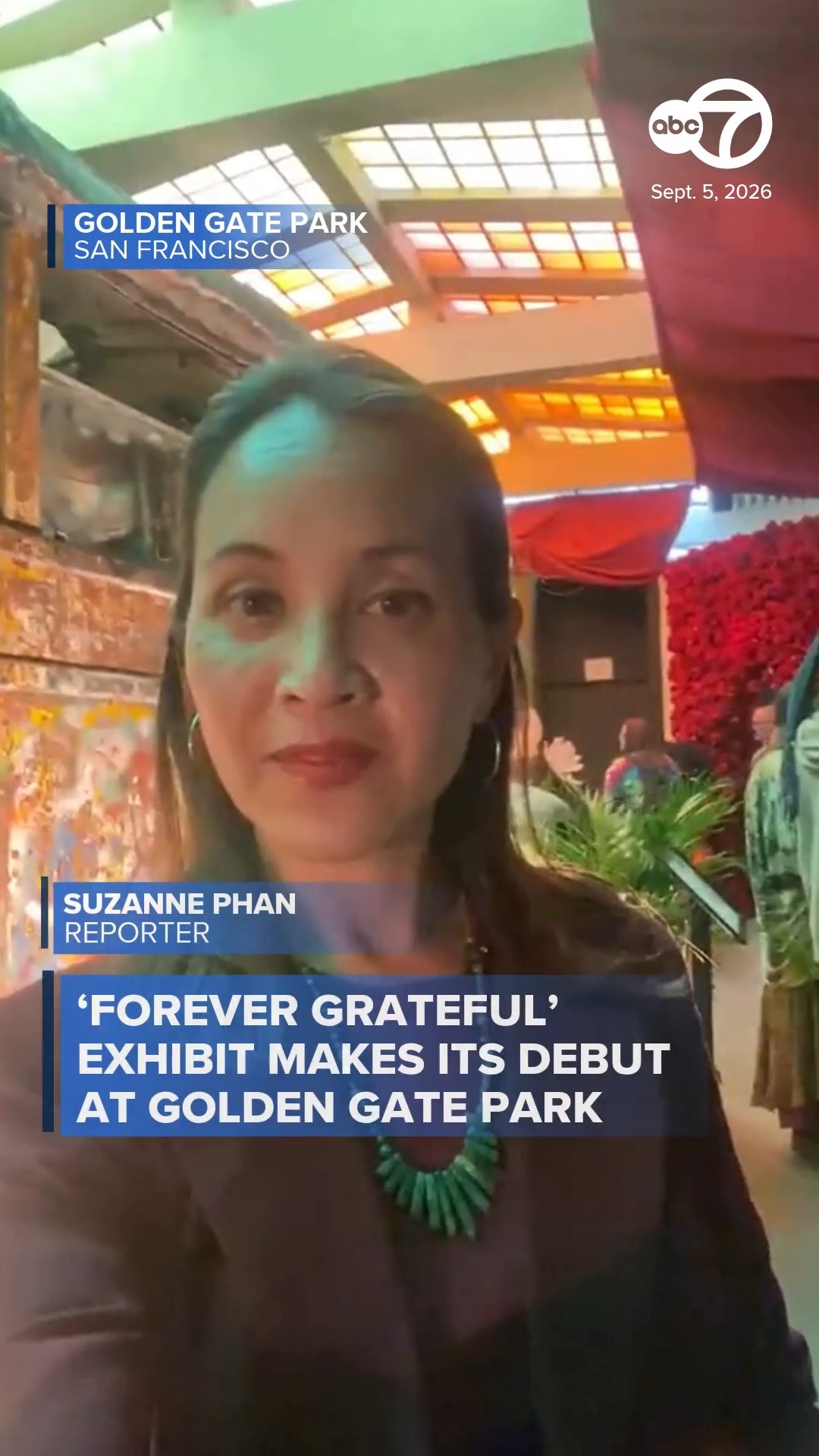 'Forever Grateful' exhibit makes its debut at Golden Gate Park