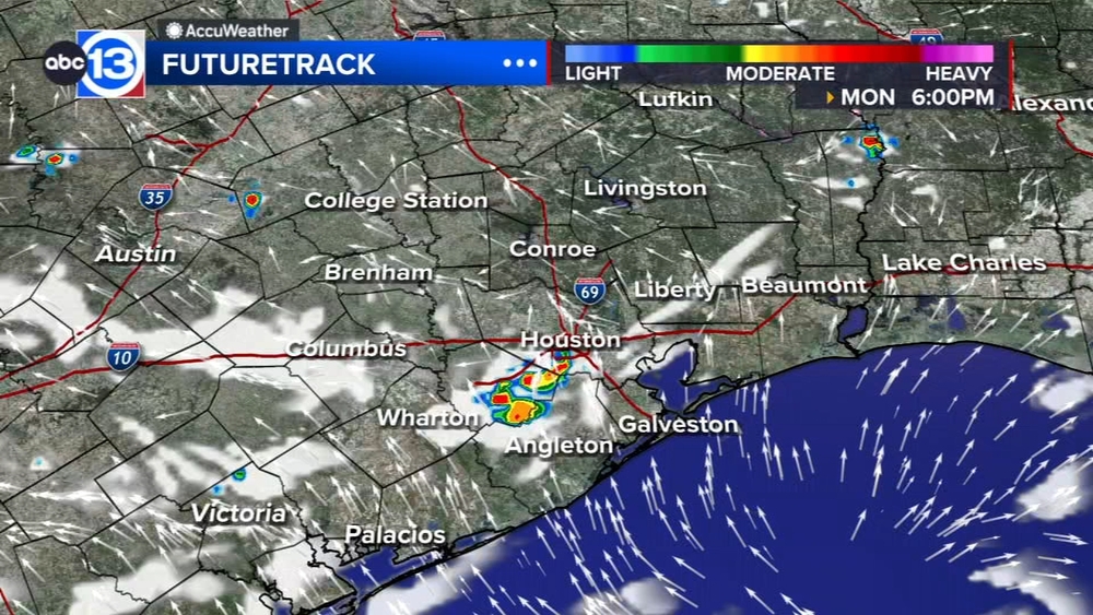 Pop-up showers and storms continue for Labor Day
