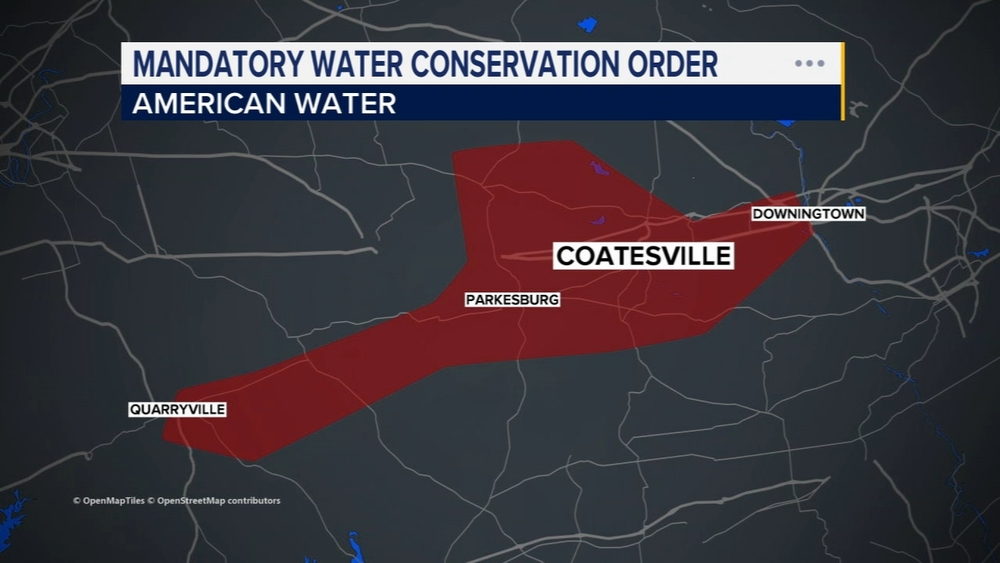 Nearly 23,000 urged to conserve water in Coatesville area