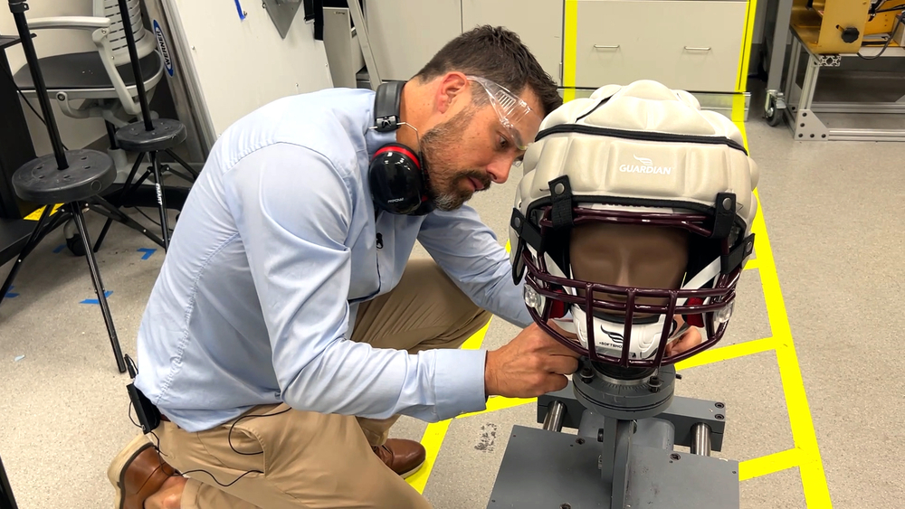 New technology improving football helmet safety