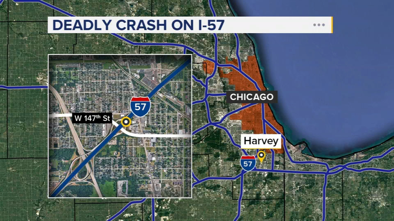 Baby Dies, Seven Injured in Crash on I-57 in Harvey, Illinois