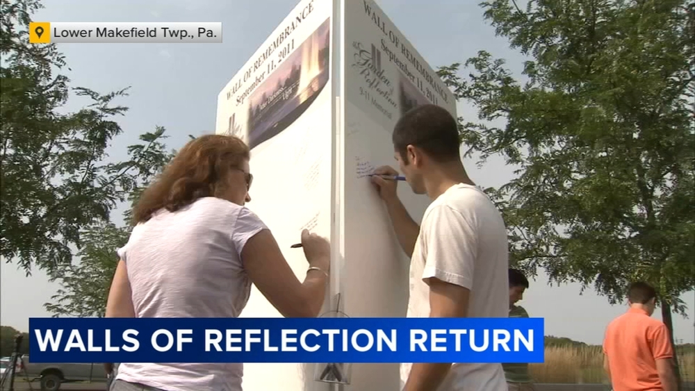 Walls of Reflection return to Bucks County 9/11 memorial