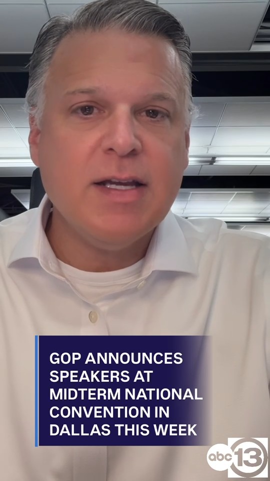 GOP Announces Speakers at Convention