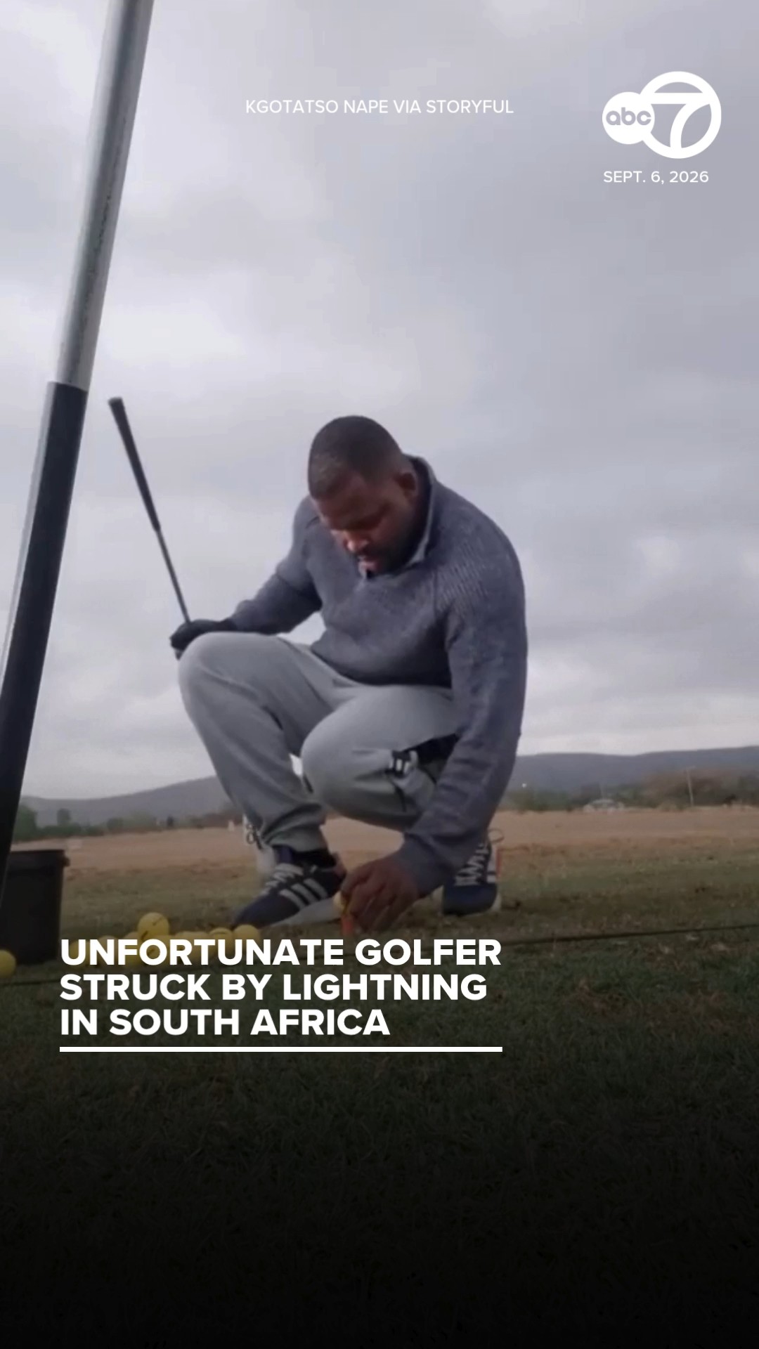 'Sore!': Unfortunate Golfer Struck by Lightning
