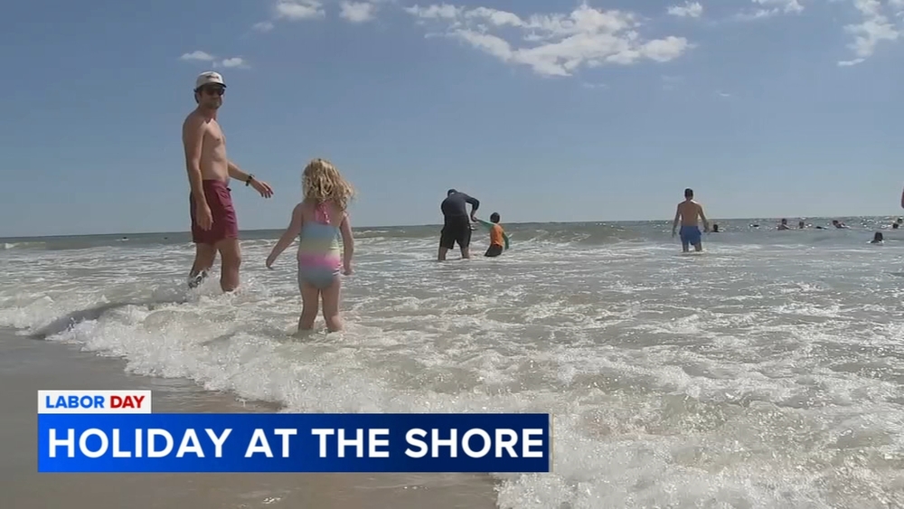 Labor Day crowds enjoy one last beach day at the Jersey Shore