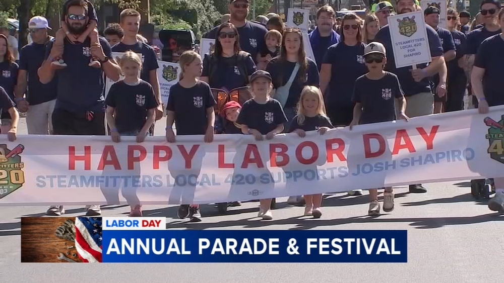 Labor Day parade, festival celebrate workers in Philadelphia