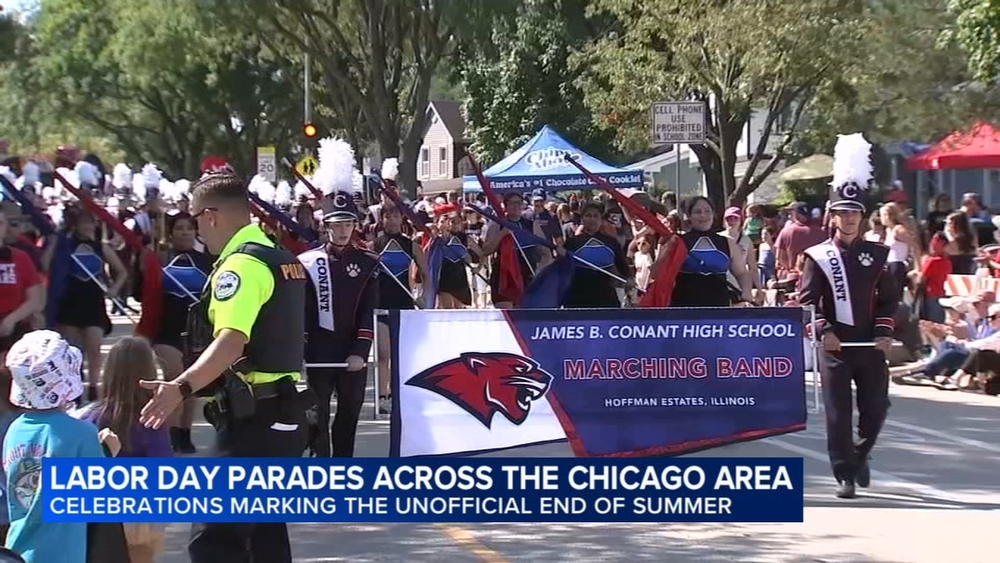 Suburban parades say goodbye to summer
