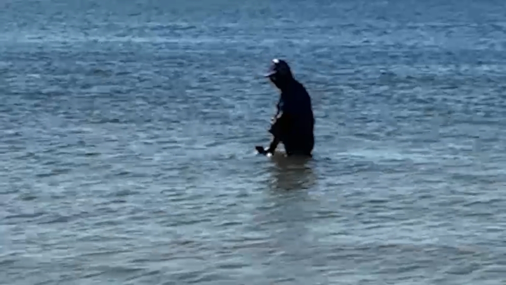 Beachgoers hit Coney Island for Labor Day