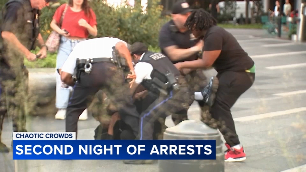 Center City chaos leads to 2nd night of arrests